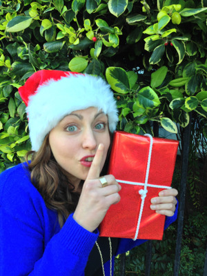Large kate as santa